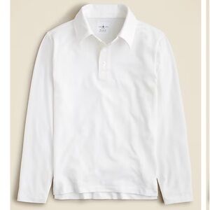 Crewcuts‎ Kids' long-sleeve tech polo shirt in whiter size XS NWT CB737